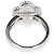 Van Cleef & Arpels Vintage Alhambra Ring aus Weißgold, Perlmutt und Diamanten - Ansicht 4