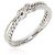 Anello Crossover X David Yurman in argento sterling e diamanti - vista 2