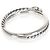 Anello Crossover X David Yurman in argento sterling e diamanti - vista 4