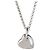 Autre Marque Pendente Cuore Pebble in Argento Sterling e Diamanti John Hardy