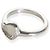 Autre Marque John Hardy Sterling Silver Diamond Pebble Heart Ring - Ansicht 4