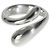 Tiffany & Co. Elsa Peretti Teardrop Bypass Ring aus Sterlingsilber