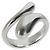 Tiffany & Co. Elsa Peretti Teardrop Bypass Ring aus Sterlingsilber - Ansicht 2