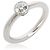 Tiffany & Co. 0.38 ct Round Brilliant Diamond Bezet Solitär-Verlobungsring - Ansicht 2