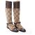 Gucci GG Canvas & Leder Long Boots in Brown 674673, Größe EU 37.5 - Ansicht 2