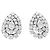 Orecchini Boucheron in platino e diamanti.