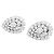 Orecchini Boucheron in platino e diamanti. - vista 3