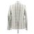 DMN Checkered Cotton Jacket Blue Size 34 - view 2