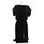 Vestido Hermès negro de seda plisado - vista 2
