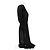 Vestido Hermès negro de seda plisado - vista 3