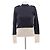 Hermès Pull marine et crème en laine Navy blue