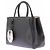 Fendi Schwarze Tasche mit Accessoire - Ansicht 3