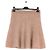 Autre Marque Falda midi acampanada beige de algodón SIX AMES - vista 2
