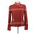 Hermès Perfecto de lana y cuero coral Roja