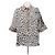 La Prestic Ouiston Blusa con stampa leopardata
