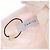 Autre Marque Bolso crema con strass Beige - vista 4