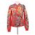 Hermès Chaleco Estilo Chaqueta Rojo Seda Roja