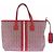 Borsa tote Tory Burch in pelle rossa