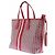 Borsa tote Tory Burch in pelle rossa - vista 2