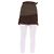Hermès Jupe en cachemire marron Brown