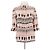 La Prestic Ouiston Blusa rosa a maniche corte stampata