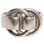 Hermès Silver Deux Anneaux Ring Silber