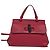 GUCCI Bamboo Daily Hand Bag Leather 2way Red Silver 370831 - vista 13