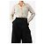 Isabel Marant Camicia Vittorio bianca e nera - size UK 10 Bianco - vista 3