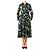 Oscar de la Renta Navy Morning Glory Hemdkleid - size UK 16