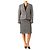 Dolce & Gabbana Blazer de tweed gris abotonadura sencilla - size UK 12