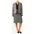 Dolce & Gabbana Blazer de tweed gris abotonadura sencilla - size UK 12 - vista 3