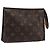 LOUIS VUITTON Monogram Poche Toilette 19 Pouch M47544 LV