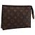 LOUIS VUITTON Monogram Poche Toilette 19 Pouch M47544 LV