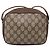 GUCCI GG Supreme Shoulder Bag PVC Beige Gold - vista 3