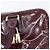 LOEWE Amazona 28 Hand Bag Patent Bordeaux Gold Tone - vista 22