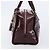 LOEWE Amazona 28 Hand Bag Patent Bordeaux Gold Tone - vista 4