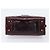 LOEWE Amazona 28 Hand Bag Patent Bordeaux Gold Tone - vista 5
