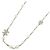 Colar Chanel 36121 Prata Branco