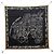 Hermès Foulard Hermes COMPLICATION EQUESTRE Carre Nero Bianco