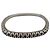 Autre Marque Anillo Alinka Half Infinity Diamante negro y 18oro blanco kt