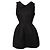 Alaïa, vestido tecido preto.