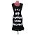 Vestido mini Moschino Couture de jersey de algodón negro