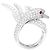 Boucheron Ring, "Sammlungs Tiere: "Cypris, der Schwan", Weißgold, Diamanten, Rubine. - Ansicht 2
