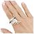 Boucheron Ring, "Sammlungs Tiere: "Cypris, der Schwan", Weißgold, Diamanten, Rubine. - Ansicht 5