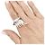 Boucheron Ring, "Sammlungs Tiere: "Cypris, der Schwan", Weißgold, Diamanten, Rubine. - Ansicht 7