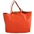 Cabas Céline Oranger Leder-Horizontal-Shopper - Ansicht 3