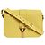 Saint Laurent Borsa a tracolla con patta Chyc Gialla