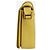 Saint Laurent Borsa a tracolla con patta Chyc Gialla - vista 3
