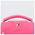Louis Vuitton Borsa a mano Capucines Mini in pelle di vitello Rosa - vista 10