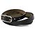 Pulseira Hermès Hapi I Triple Wrap em Swift Preto com Banho de Paládio - vista 2